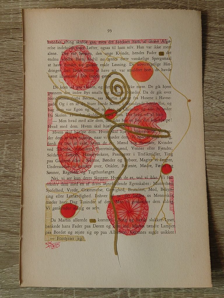 D - Mixed media (akvarel mm) på bogpapir
af K.A. Kristensen
