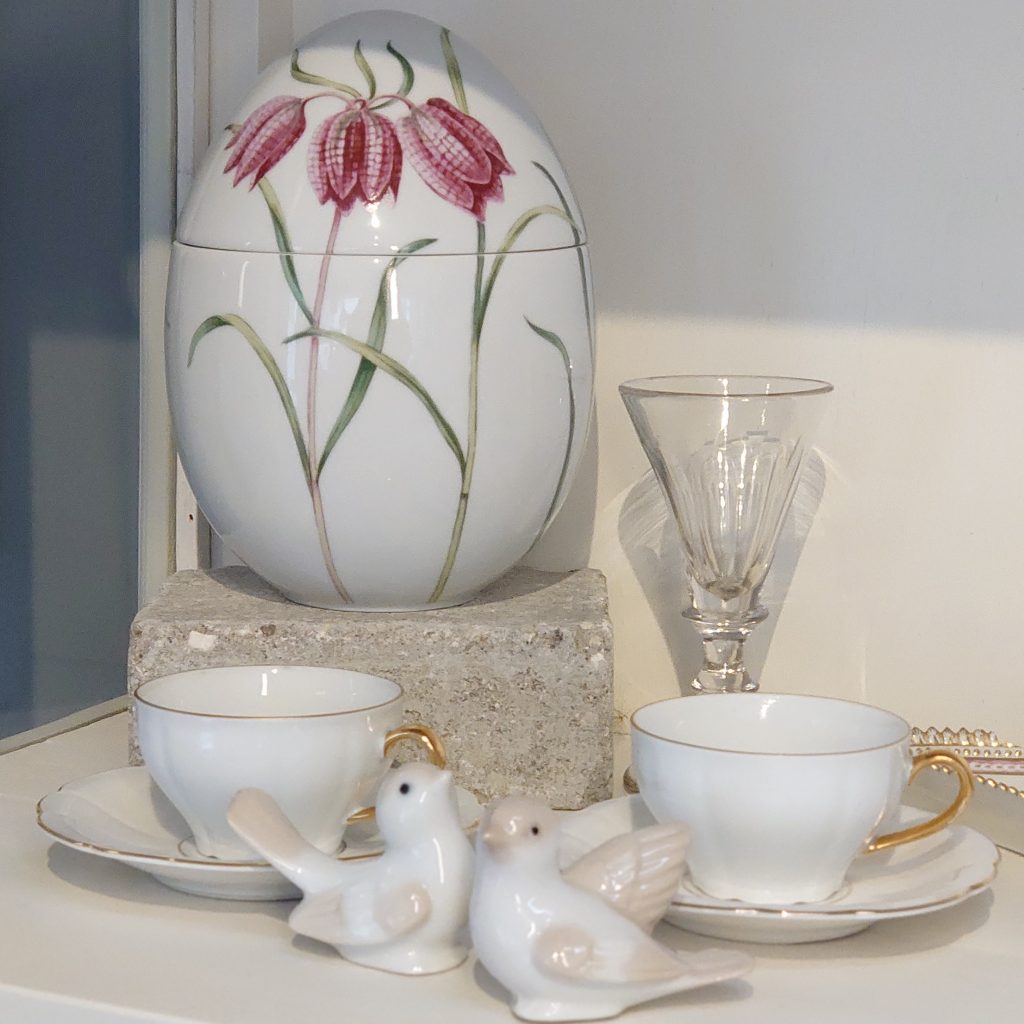 Vintage porcelæn og glas