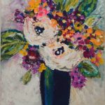 Maleri af Lenore E. Nielsen Akryl på lærred