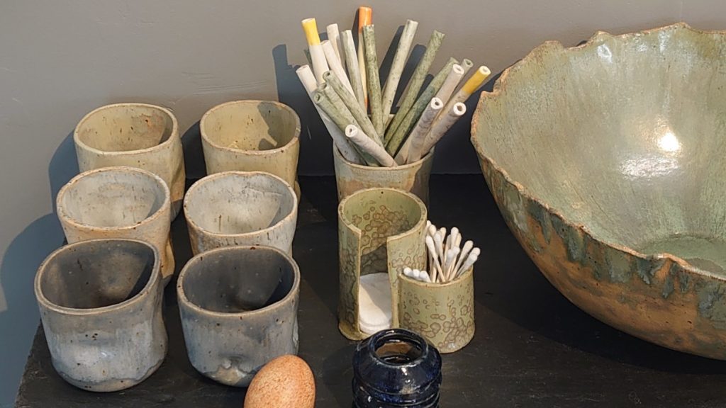 Keramik fra GJ keramik - udstillet hos Kunst & Ting
