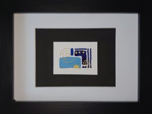 Gouache og marker på papir af K.A. Kristensen
