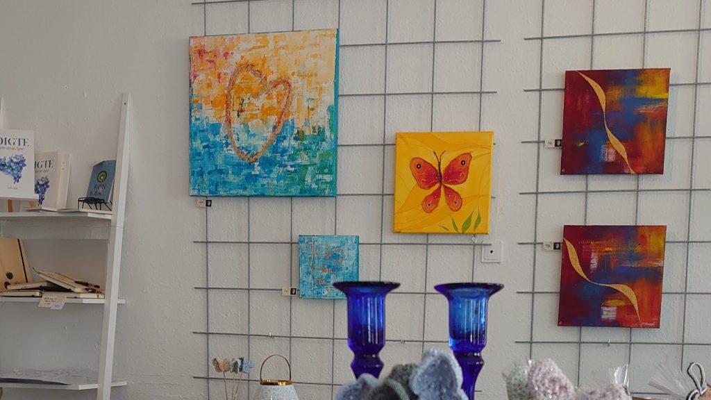 Kunst i galleriet - stemningsbillede