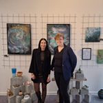 portræt af K.A. Kristensen samt Amanda Arndal Gravesen