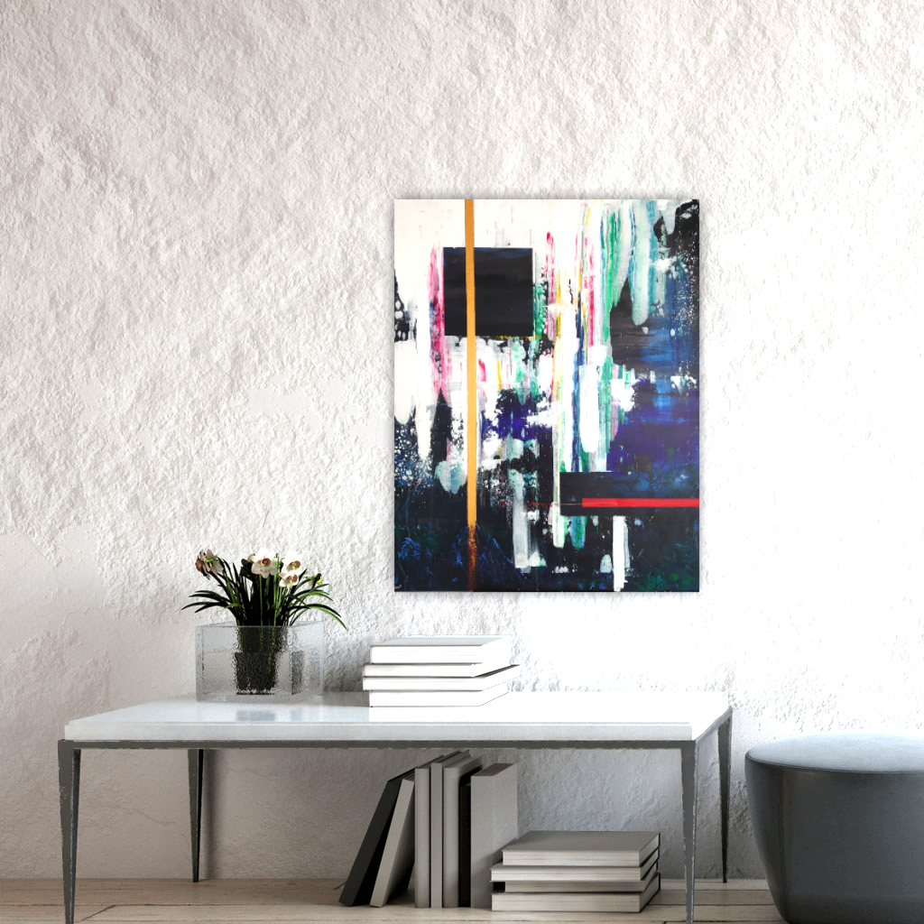 Nattetanker, Akryl på lærred
af K.A. Kristensen