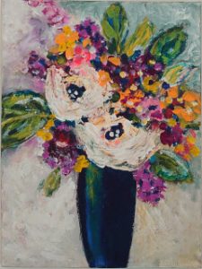 Maleri af Lenore E. Nielsen Akryl på lærred